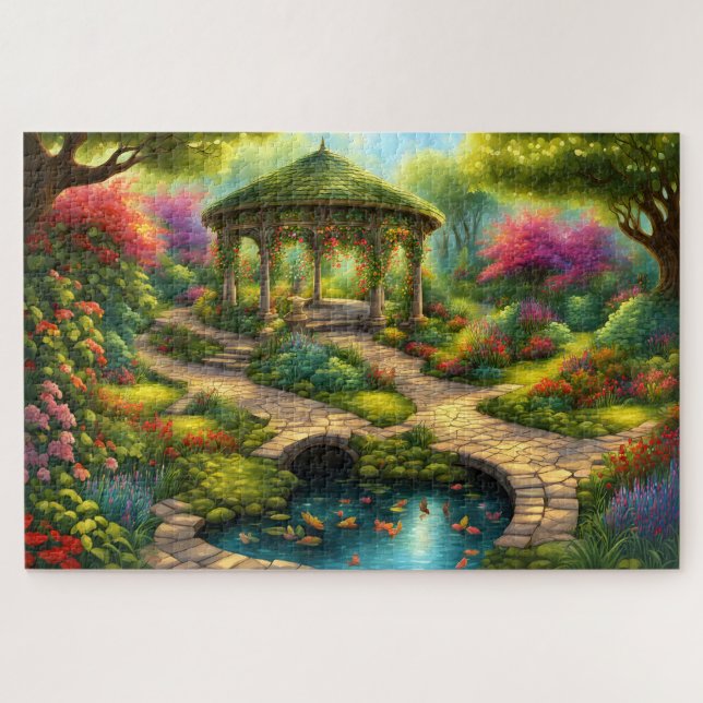 Garden Sanctuary Puzzle (Horizontal)
