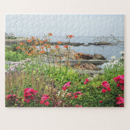 GARDEN SEA SCENIC OGUNQUIT, MAINE PUZZLE