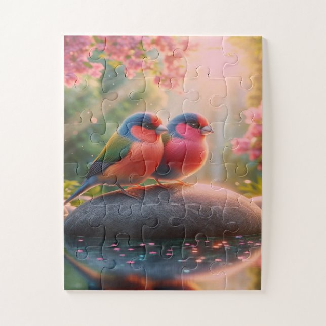 Garden Serenade Bird Puzzle (Vertikal)