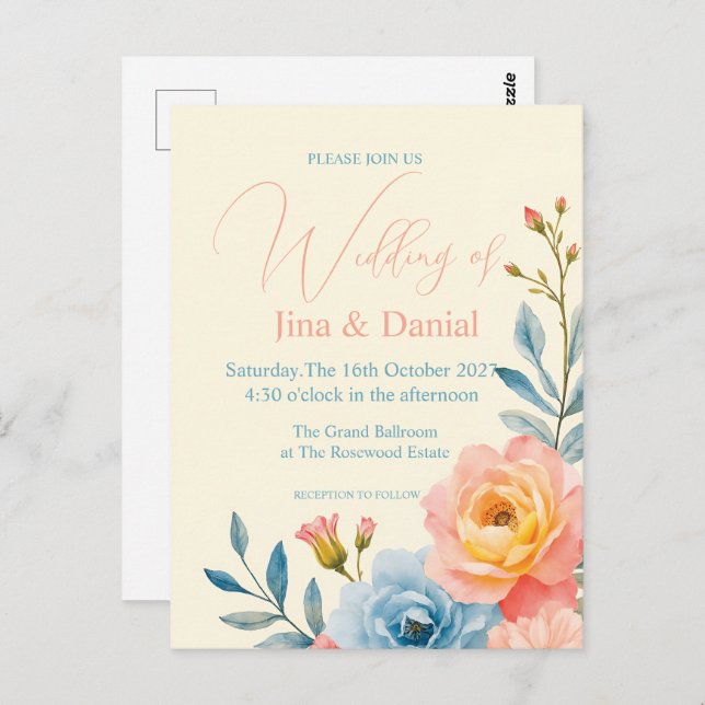 Garden Serenade Postkarte (Vorne/Hinten)