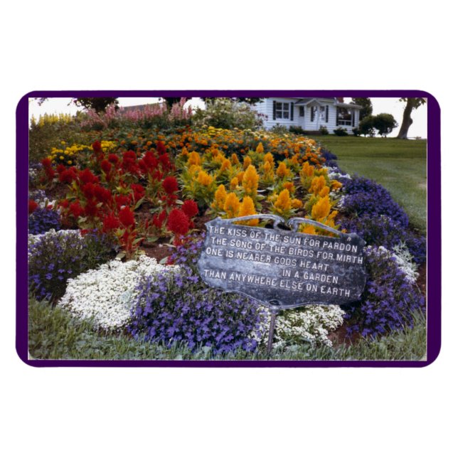 Garden Sign auf Anne's Green Gables Magnet (Horizontal)