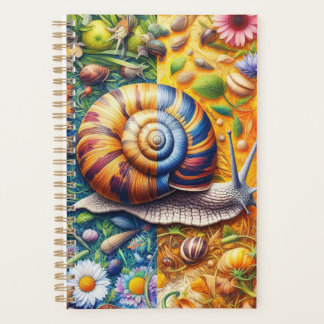 Garden Snail Four Seasons Planner Journal Planer