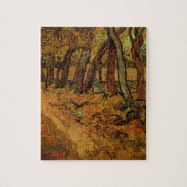 Garden St Paul Hospital Abbildung von Vincent van  Puzzle (Vertikal)