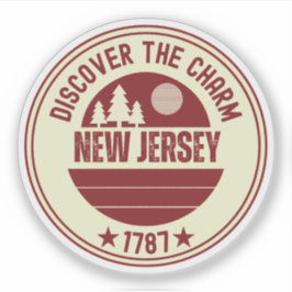 Garden Staat NJ - New Jersey Gift Aufkleber