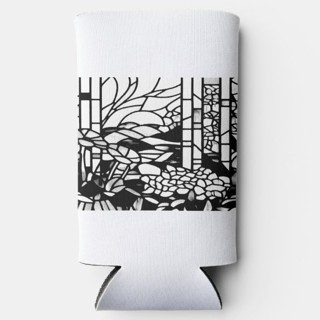 Garden Stained Glass  Selters Dosenkühler (Vorderseite)