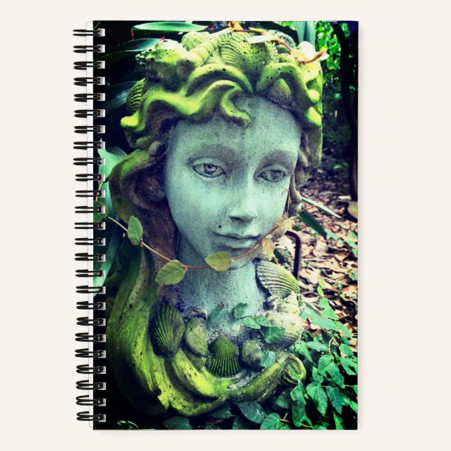 Garden Statue Hard Cover Notebook Notizbuch (Vorderseite)