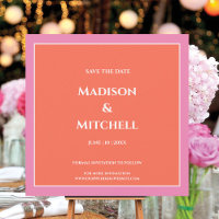 Garden Sunrise Pink Orange Hochzeit