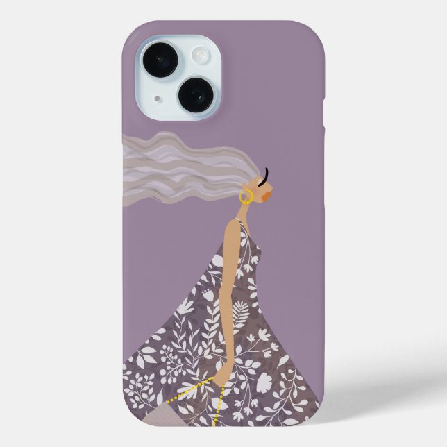 Garden Swag Fashionista Mode Illustration Case-Mate iPhone Hülle (Rückseite)