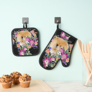 GARDEN TANCE CASE OFENHANDSCHUH & Topflappen-Set