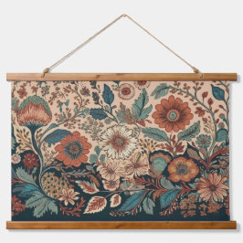 Garden Tapestry Wall Hanging Wandteppich Mit Holzrahmen