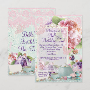 Garden Tea Party Einladung