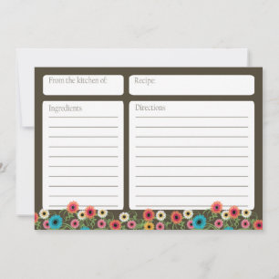 Garden Tee 12x18 Weinkarte