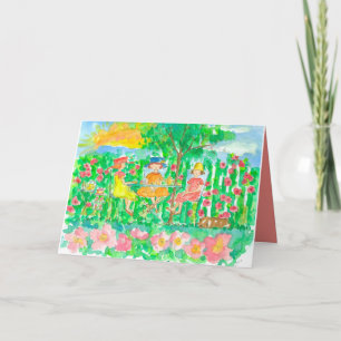 Garden Tee Party Girlfriends Happy Birthday Karte