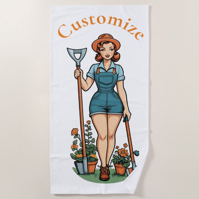 Garden Thunder_Cove Strandtuch (Vorderseite)