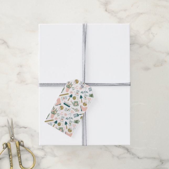 Garden Time Gift Tags Geschenkanhänger (Mit Garn)