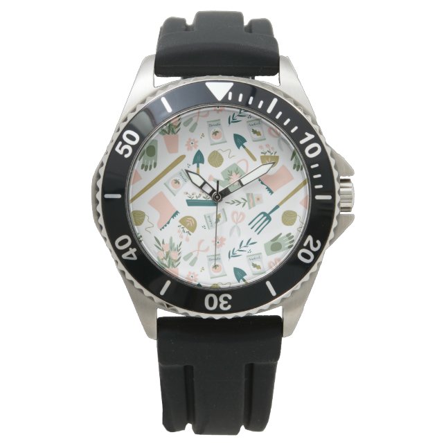 Garden Time Watch Armbanduhr (Vorderseite)