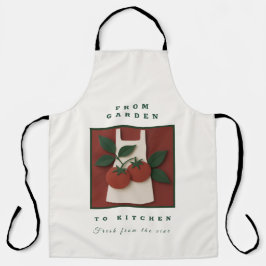 Garden to Kitchen Tomato Apron - Farm Fresh Gift Schürze