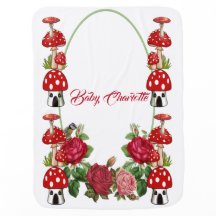 Garden Toadstol Rustikale Rote Rosen