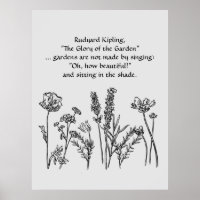 Garden Verse Rudyard Kipling Blume