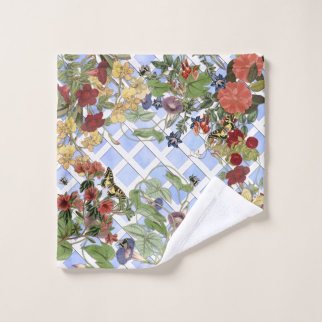 Garden Vignette Badhandtuch Set (Waschlappen)