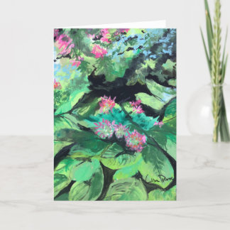 "Garden Vignette" Blank Note Card Karte
