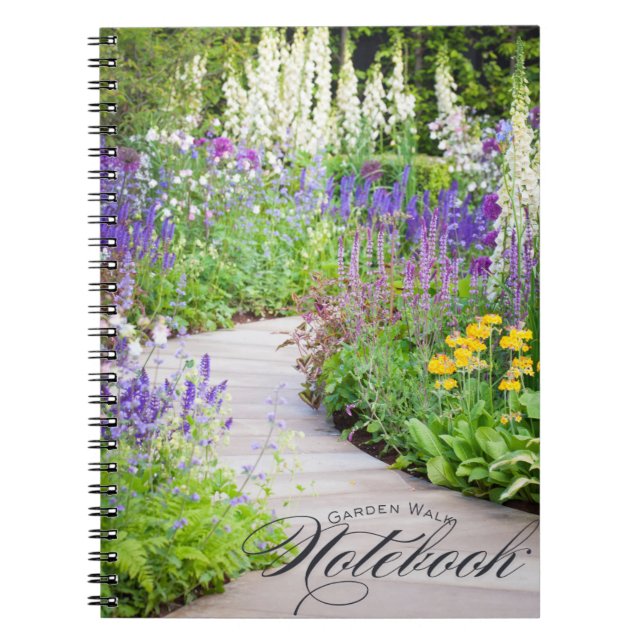 Garden Walk Notebook Notizblock (Vorderseite)