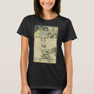 Garden Wall Jessie Willcox Smith, Vintage Kinder T-Shirt