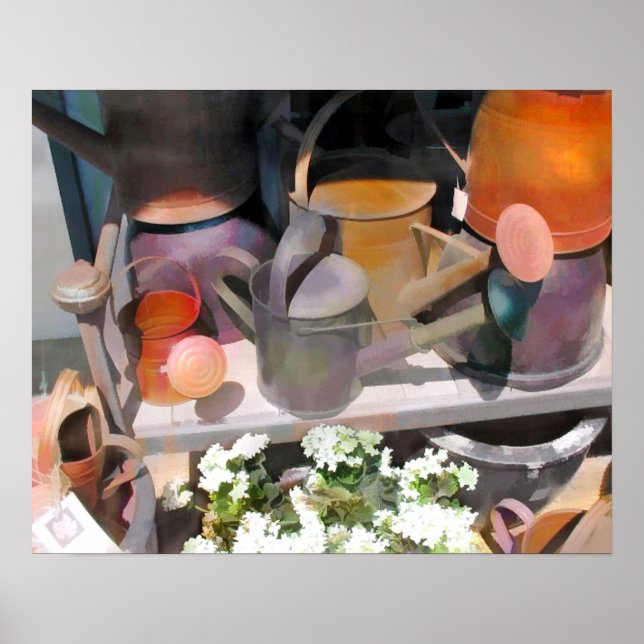 Garden Watering Cans Poster (Vorne)