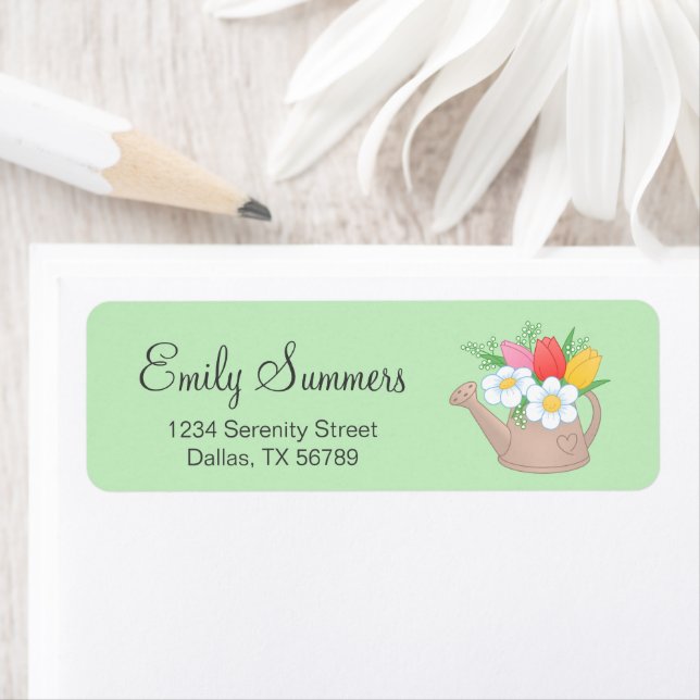 Garden Watering Dose mit Blume Adresse (Insitu)