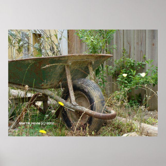 Garden Wheelbarrow Poster (Vorne)