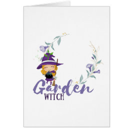 GARDEN WITCH - Personalize with text, spell, sigil
