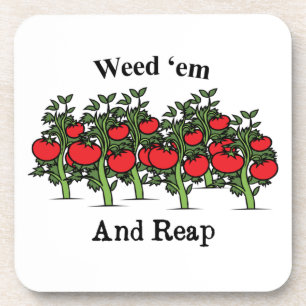 Gardener Funny hat sie gewittert und geerntet Getränkeuntersetzer