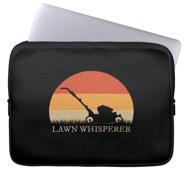 Gardener - Lawn Whisperer Laptopschutzhülle (Vorderseite)