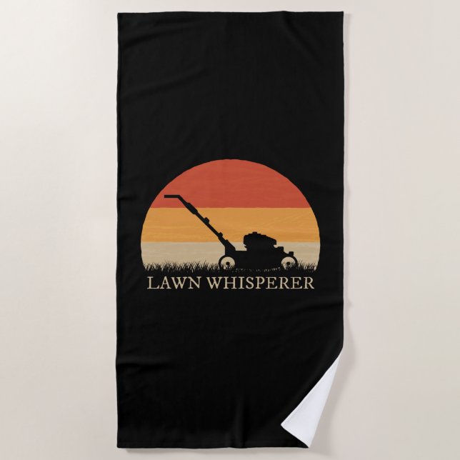 Gardener - Lawn Whisperer Strandtuch (Vorderseite)