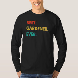 Gardener Profession Retro Bester Gartenspieler T-Shirt