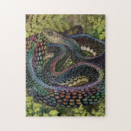Gardener Snake Study Beyond the Skin Jigsaw Puzzle