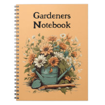 Gardeners Custom text Notebook, Linken