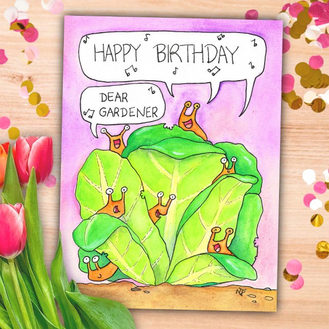 Gardeners Geburtstag von Nicole Janes Postkarte (Von Creator hochgeladen)