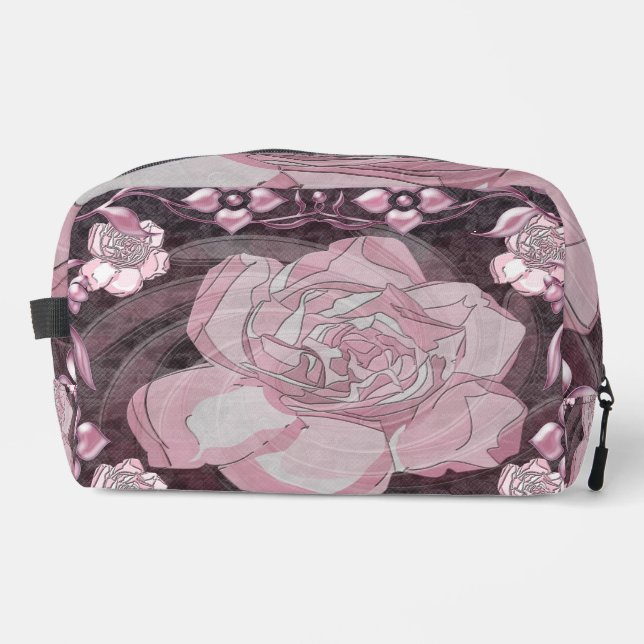 Gardenia Flora Pattern Waschbeutel (Vorderseite)