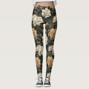 Gardeniablumen Gewichtheben Gardeniablumen Leggings