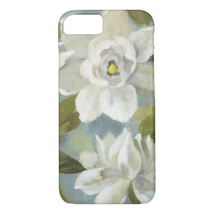 Gardenias auf Schiefer-Blau Case-Mate iPhone Hülle