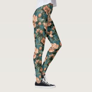 Gardenias Flower Women Aktiv Bekleidung Gardenias  Leggings