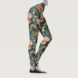 Gardenias Flower Women Aktiv Bekleidung Gardenias Leggings