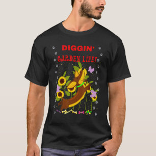 Gardening 4\Niedlich Casual Dachshund Gräbt im Ga T-Shirt
