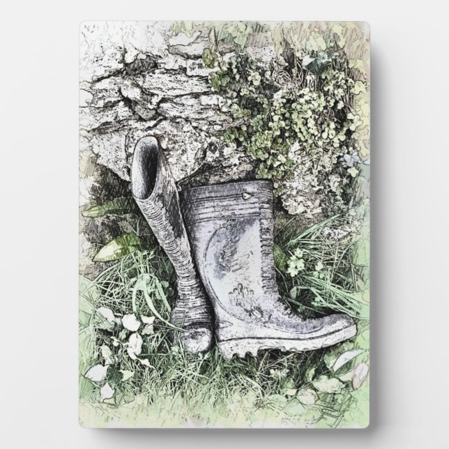 GARDENING FOTOPLATTE (Vorderseite)