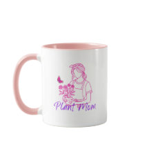 Gardening "Plant Mom" Coffee Mug