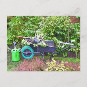 GARDENING POSTKARTE