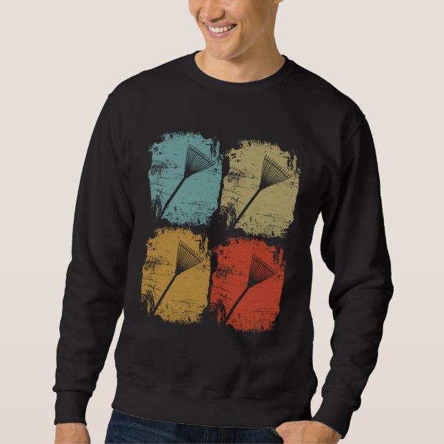 Gardening Tool Retro Gardener Sweatshirt (Vorderseite)