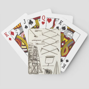 Gardening tools and a mobile pruning platform, fro spielkarten