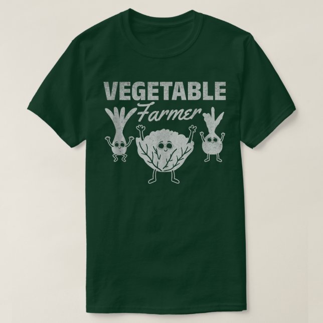 Gardening Vegetables Gardener Funny Vegetable Farm T-Shirt (Design vorne)